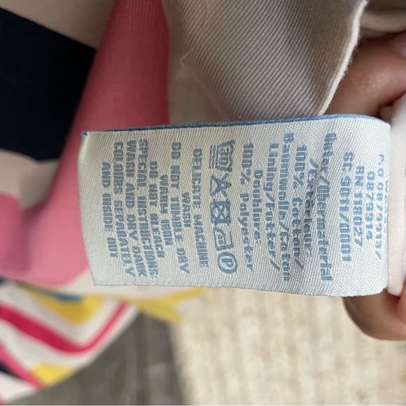 Boden colorful geometric print skirt with pockets retro style women’s 8 - Picture 5 of 6